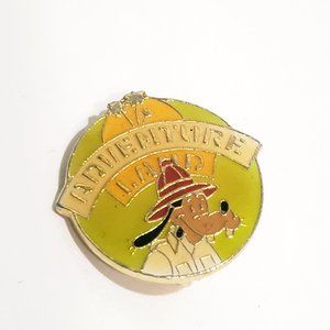 Disney Goofy Anniversary Disneyland Adventure Land Lapel Pin Metal 1" Enamel